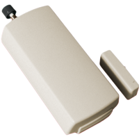 door window transmitter with manual reset